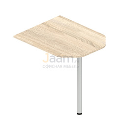 Мебель для персонала Брифинг-приставка с опорой W-9,L-740