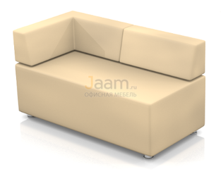 Офисный диван кожаный M2-2VD/2DV