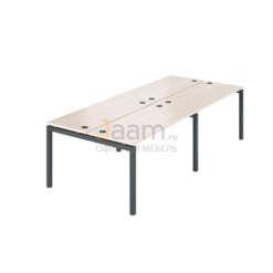 Мебель для персонала Бенч двойной на 4 рабочих места АМБ-003.60-4