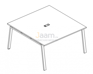 Стол для переговоров Стол для переговоров на металлокаркасе TRE Б3 135 БП