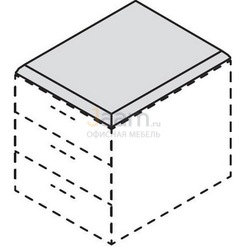 Мебель для персонала Топ для тумбы 121Х001