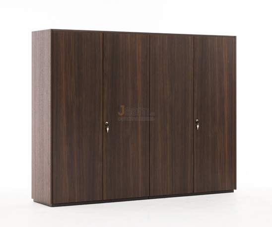 Кабинет руководителя Шкаф для бумаг с гардеробом COTTO L.204 H.158