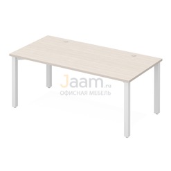 Мебель для персонала Стол рабочий на металлических опорах ПК-ЭКС-СТ160Х80/МК/Б