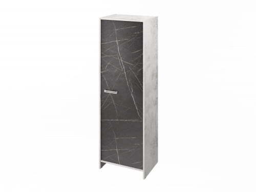 Гардероб FI-621.G. Фурнитура INOX 600х460х1861