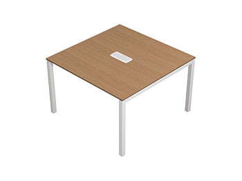 Стол для переговоров с кабель-каналом Profiquadro КВ 124 БВ 1200x1200x760