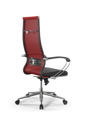 Кресло для руководителя Метта Sit 10 B1-163K - T+Extra /Km00/Wm12/K1cL(M09.B23.G18.W01) (Красный | Черный)