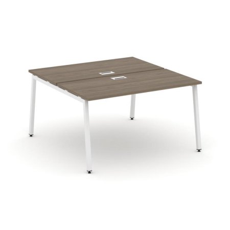 Рабочая станция 2-х сторонняя SN-4A.DRS-012 (1180х1432х750) (Вяз Благородный/Металл Белый)