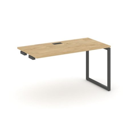 Стол-приставка к опорным элементам SN-4O.OPRS-003 (1380х600х750) (Тиквуд Светлый/Металл Антрацит)