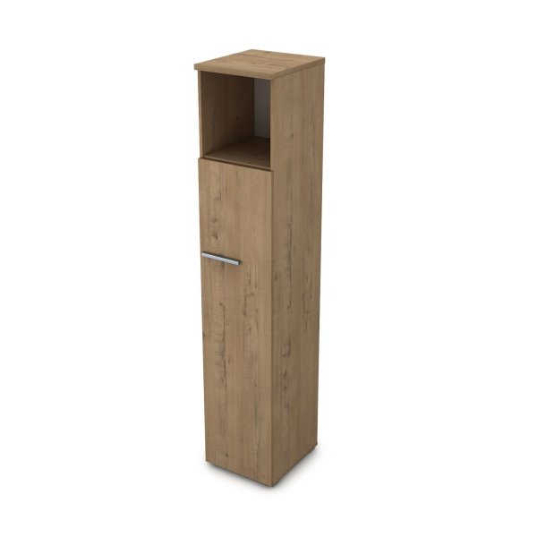 9П.005.2 Пенал высокий с нишей (400x450x2045) (Teakwood)