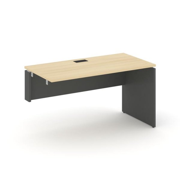 Стол-приставка к опорным элементам SN-D.OPRS-023(L) (1380х800х750) (Акация Лорка/Антрацит)