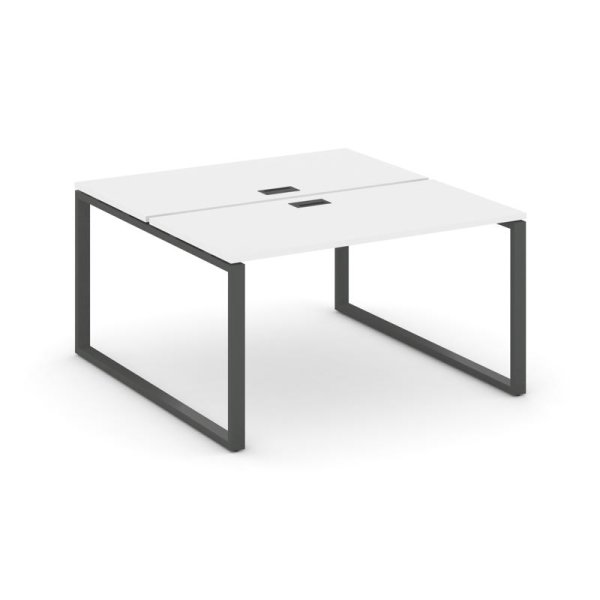 Рабочая станция 2-х сторонняя SN-6O.DRS-012 (1180х1432х750) (Белый/Металл Антрацит)