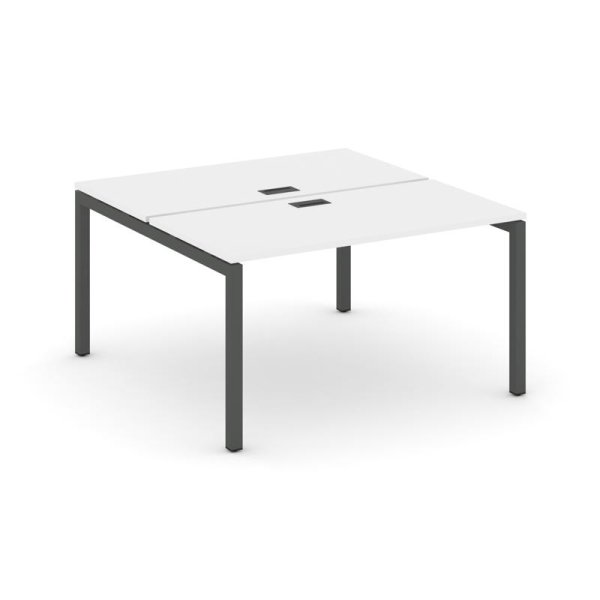 Рабочая станция 2-х сторонняя SN-5P.DRS-022 (1180х1632х750) (Белый/Металл Антрацит)