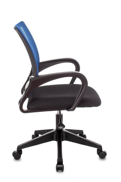 Кресло офисное TopChairs ST-Basic сетка/ткань синий (Компьютерное кресло ST-Basic синий)