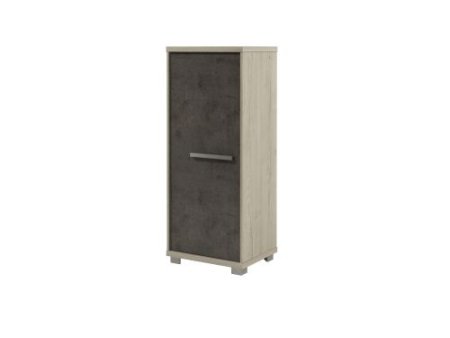 Гардероб Vestar Z-31-01 628x500x1538 (Дуб Галифакс белый/Бетон Чикаго)