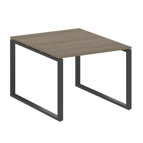 Переговорный стол 1 столешница Metal System Style БО.ПРГ-1.1 1000x1235x750 (Вяз/Антрацит металл)