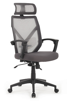 Офисное кресло Oliver RCH W-203AC Черный пластик | Серый