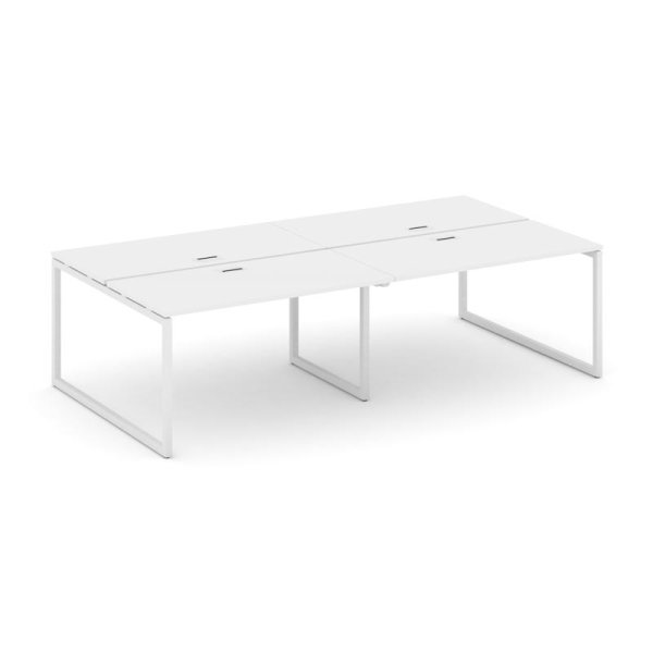 Рабочая станция 2-х сторонняя SN-4O.DRS-041 (1960х1432х750) (Белый/Металл Белый)
