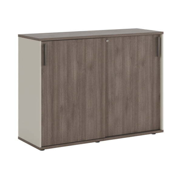 Тумба с раздвижными фасадами New Line NLN36334531 1466x510x1100 (Дуб шамони темный)
