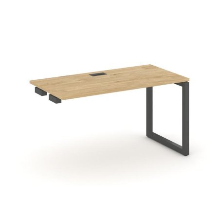 Стол-приставка к опорным элементам SN-5O.OPRS-003 (1380х600х750) (Тиквуд Светлый/Металл Антрацит)